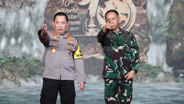 Kapolri-Panglima TNI Tinjau Persiapan WWF di Bali