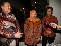 Khofifah-Emil Dardak Bertemu Airlangga Bahas Pilgub Jatim 2024