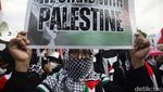 Massa Gelar Demo di Depan Kedubes AS Peringati Hari Nakba