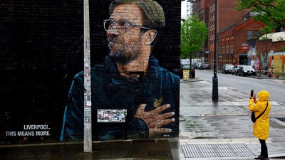 Mural Juergen Klopp Hiasi Sekitar Anfield Jelang Perpisahan