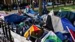 Polisi Bongkar Paksa Kemah Massa Pro-Palestina di Kampus DePaul Chicago