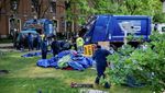 Polisi Bongkar Paksa Kemah Massa Pro-Palestina di Kampus DePaul Chicago