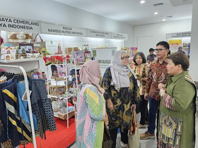 Potret Puluhan UMKM Gelar Bazar di Sarinah