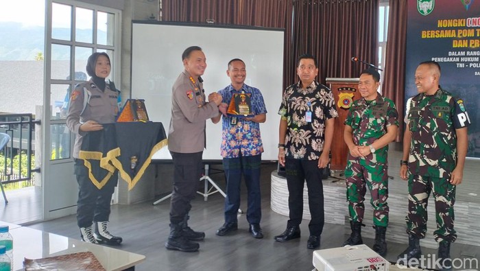 Rakor Bid Proppam Polda Aceh dan PM. (Agus Setyadi/detikSumut)