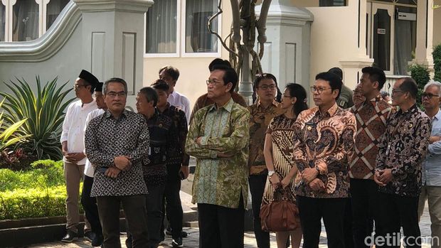 Prosesi peresmian kerja sama Pemkab Bantul dan Pemkot Jogja di Kompleks Kepatihan, Jumat (17/5/2024).