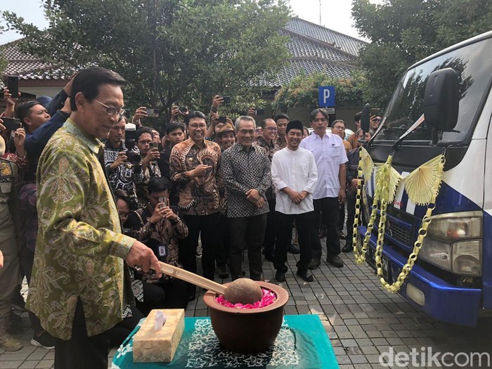 Prosesi peresmian kerja sama Pemkab Bantul dan Pemkot Jogja di Kompleks Kepatihan, Jumat (17/5/2024).