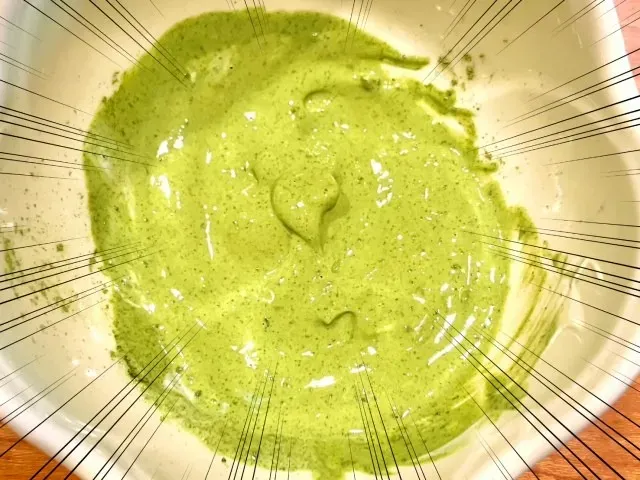 saus mayones matcha buat cocolan