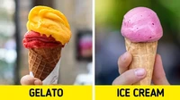 Gelato dan es krim sering dikategorikan sebagai makanan penutup yang sama. Padahal gelato dan es krim dibuat dari bahan dan suhu yang berbeda. Foto: Pool/Site