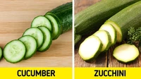 Mentimun dan zucchini sekilas tampilan dan bentuknya sama, padahal dua sayuran ini rasa dan teksturnya berbeda. Foto: Pool/Site