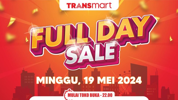 Ayo Serbu Transmart Full Day Sale Hari Ini! Diskon Melimpah 50% + 20%