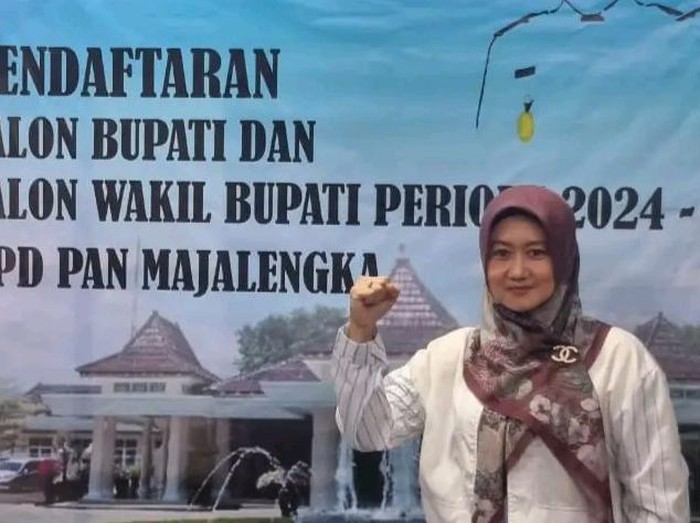Bacalon Wakil Bupati Majalengka dari PAN Sherly Kusuma.
