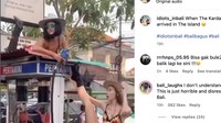 Bule Cewek Berulah di Bali, Foto-foto Pakai Baju Seksi di Depan Pertamini