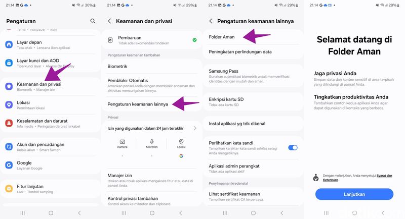 Galaxy A55 Secure Folder