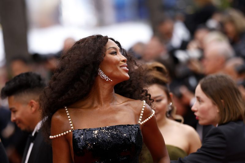 Naomi Campbell poses for photographers upon arrival at the premiere of the film 'Furiosa: A Mad Max Saga' at the 77th international film festival, Cannes, southern France, Wednesday, May 15, 2024. (Photo by Vianney Le Caer/Invision/AP)