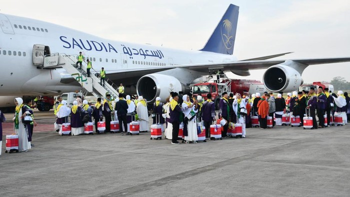 JCH Embarkasi Palembang diingatkan taat aturan.
