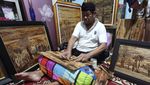 Kreatif! Limbah Pelepah Pisang Diubah Jadi Karya Seni Bernilai Ekonomi