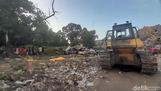 Penampakan lokasi Nur Qailah ditemukan tewas di TPA Antang, Makassar. Andi Audia Faiza Nazli Irfan/detikSulsel