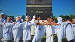 Potret Anak-anak Antusias Ikut Pendidikan Manasik Haji