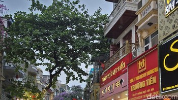 Keadaan lalu lintas di Hanoi sebenarnya cukup ramai. Foto: detikINET/Aisyah Kamaliah