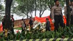Bangkai Pesawat Jatuh di BSD Belum Dievakuasi