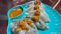 Choipan kukus ini juga disajikan dengan isi yang sama. Tekstur kulitnya tentu saja lebih lembut. Foto: detikFood/Yenny Mustika Sari
