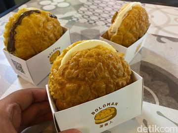 Bolo Bun ala Hong Kong Topping Butter hingga Nutella Ada di Sini