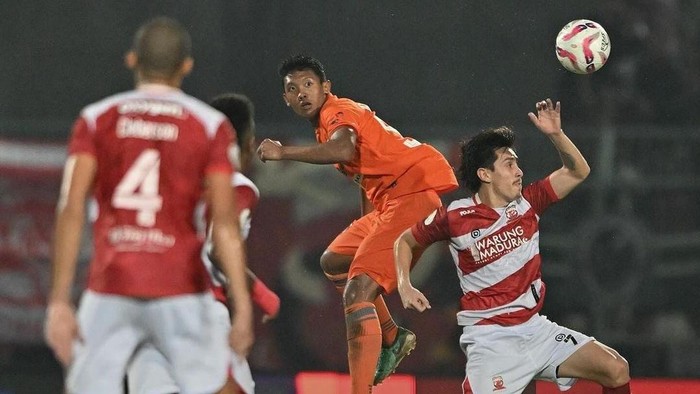 Borneo FC Samarinda Vs Madura United di Championship Series Liga 1 2023/2024.