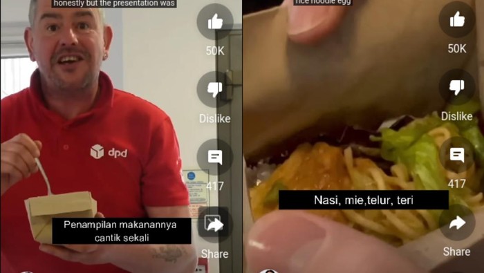 Bule cicip nasi bungkus