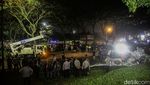 Potret Evakuasi Bangkai Pesawat Jatuh di BSD
