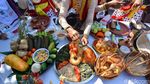 Potret Kemeriahan Festival Rujak Uleg di Surabaya