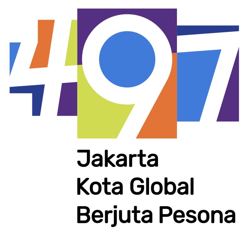 Logo HUT ke-497 Kota Jakarta 2024