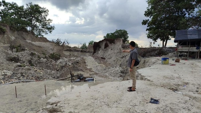 Lokasi tambang timah yang tewaskan penambang.