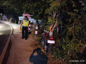 Tabrak Pohon di Jalur Parangtritis-Panggang, Seorang Pemotor Tewas