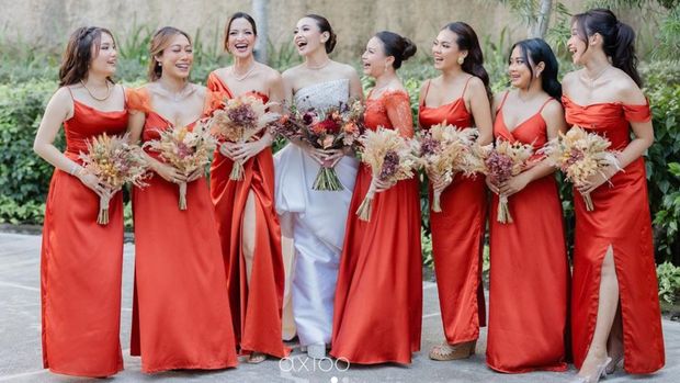 Nia Ramadhani jadi bridesmaid pernikahan Mahalini.