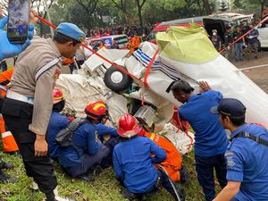 KNKT Sebut Usia Pesawat Latih yang Jatuh di BSD Belum Terlalu Tua