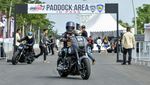 Potret Balapan Drag Moge Harley Davidson Terbesar di Indonesia