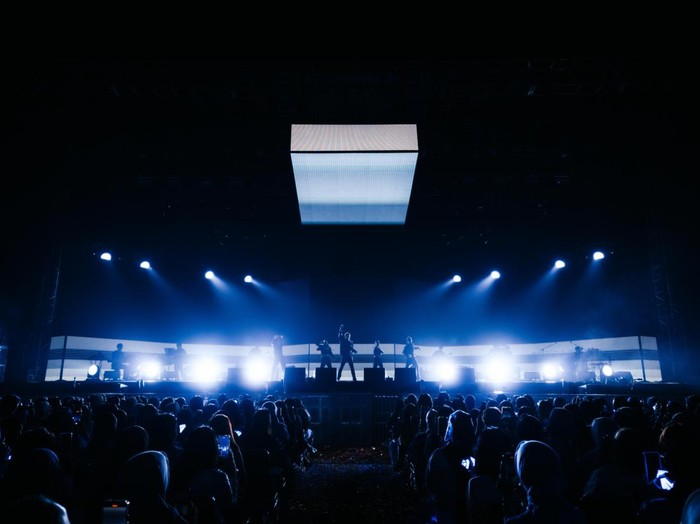 2024 KYUHYUN ASIA TOUR Restart Kyuhyun Super Junior menggelar konser 2024 KYUHYUN ASIA TOUR Restart Jakarta pada Sabtu (18/5/2024), di Tennis Indoor Senayan, Jakarta Pusat.