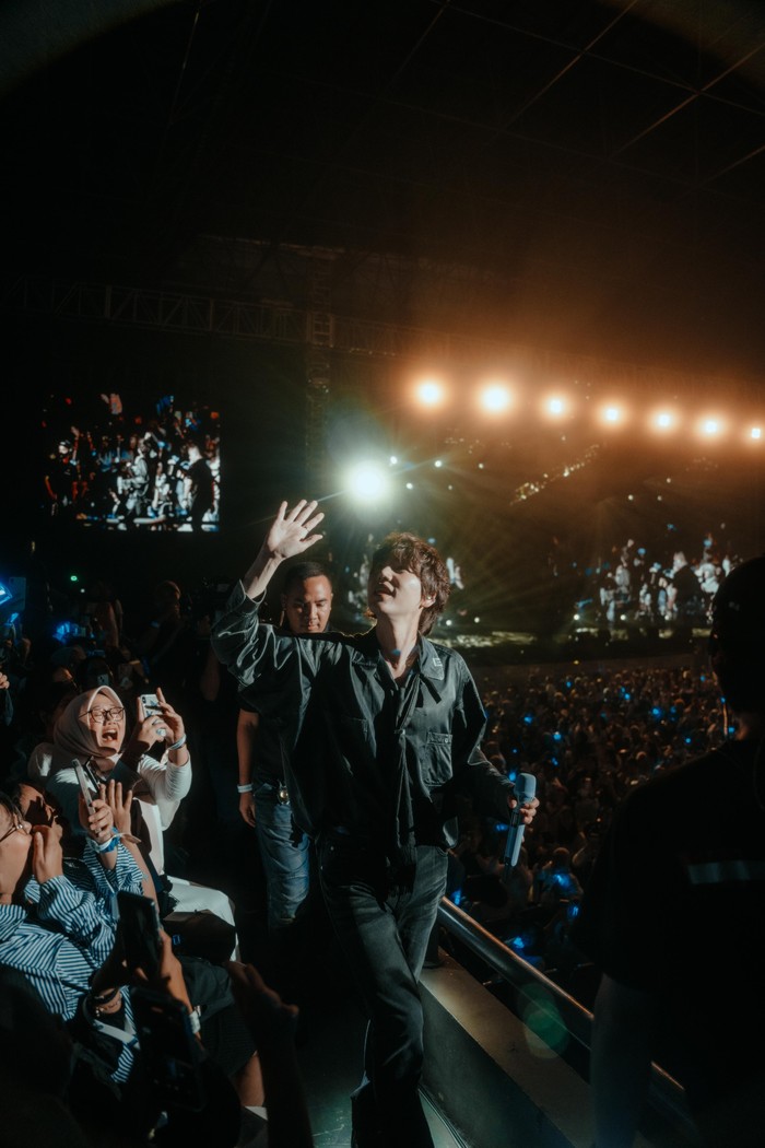 Kyuhyun Super Junior menggelar konser 2024 KYUHYUN ASIA TOUR 'Restart' Jakarta pada Sabtu (18/5/2024), di Tennis Indoor Senayan, Jakarta Pusat.