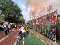 Aksi Ratusan Karyawan Polo Kembali Geruduk MA Terkait Sengketa Merek