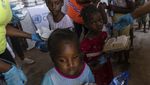Anak-anak di Haiti Antre Makanan Ditengah Ketegangan Geng Kriminal