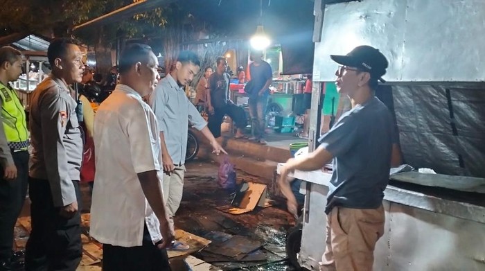 TKP balita tersiram minyak panas di Kotagede, Senin (20/5/2024) petang.