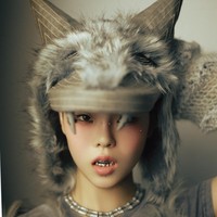 Berselang sehari, akun Instagram XG membagikan foto Cocona tampil badass, menutupi kepalanya dengan topi berbentuk kepala serigala. Foto: Instagram