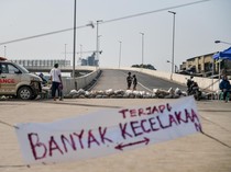 Flyover Ciroyom Bandung yang Baru Beroperasi Kini Ditutup Warga