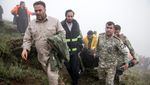 Foto-foto Terkini Penampakan Puing Helikopter Presiden Iran Ebrahim Raisi