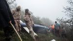 Foto-foto Terkini Penampakan Puing Helikopter Presiden Iran Ebrahim Raisi