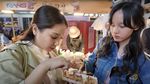 Mashiso! Nagita Slavina Jajan Udang hingga Jagung Bakar di Korea