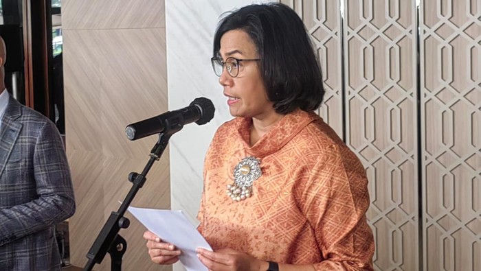 Menteri Keuangan Sri Mulyani Indrawati menyampaikan Kerangka Ekonomi Makro dan Pokok-pokok Kebijakan Fiskal (KEM PPKF) 2025 dalam Rapat Paripurna DPR RI Ke-17 Masa Sidang V Tahun Sidang 2023-2024.