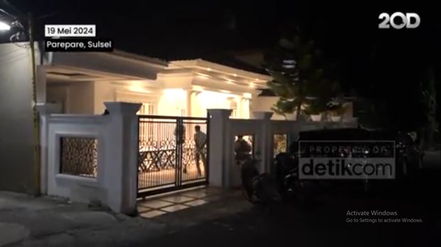 Penampakan rumah anak buah SYL, Muhammad Hatta di Kota Parepare.