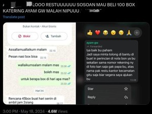 Duh! Pemilik Katering Ini Kena Tipu Pesanan 100 Kotak Nasi Ayam