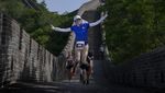 Potret Keseruan Lari Marathon di Tembok Besar China